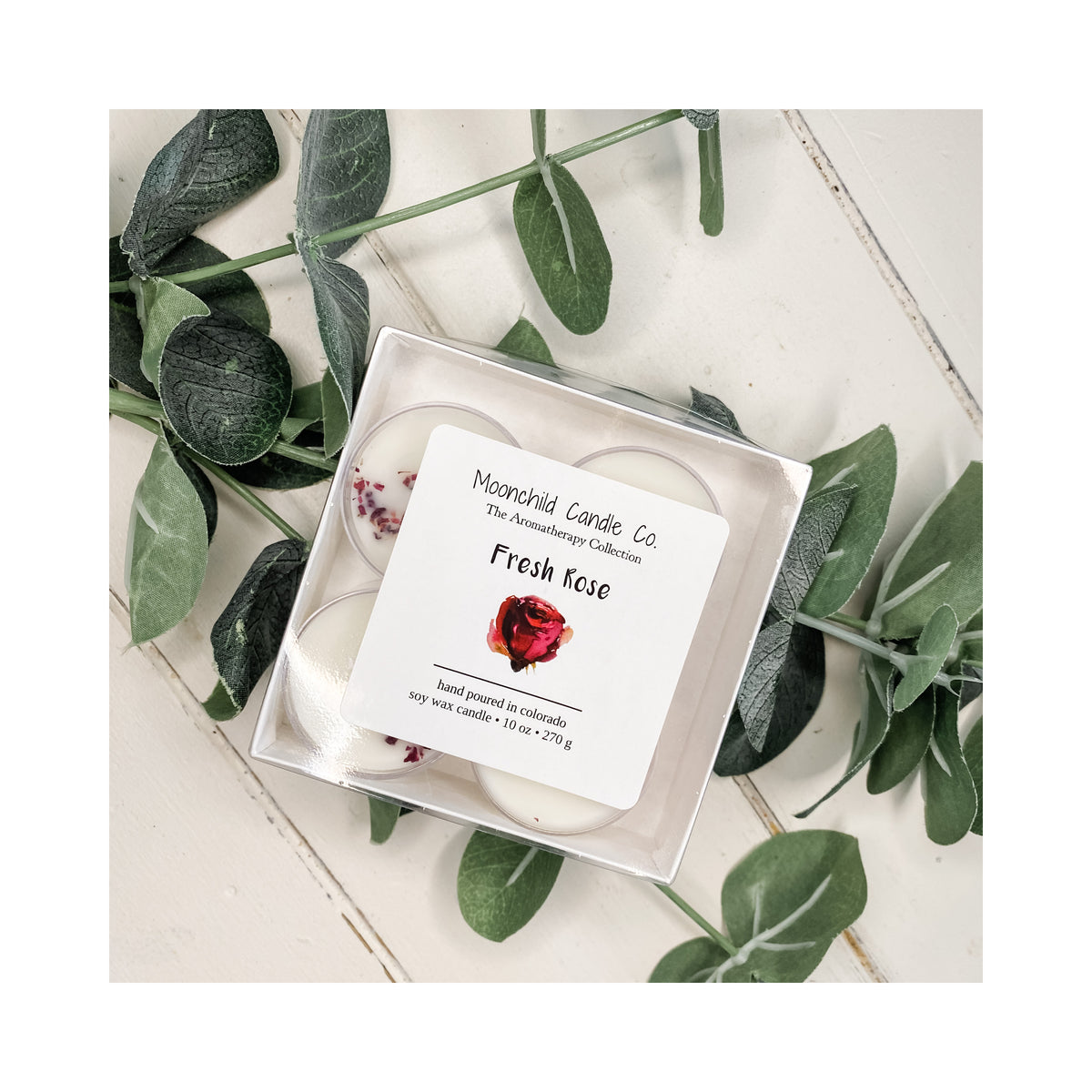 Rose Tea Lights – Moonchild Candle Co.