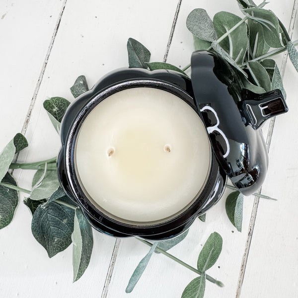 Black Pumpkin Jar