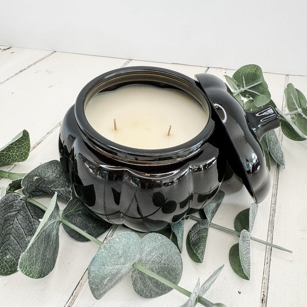 Black Pumpkin Jar