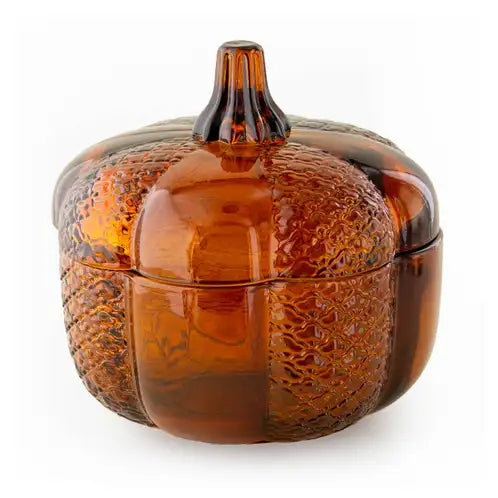 Amber Pumpkin Jar