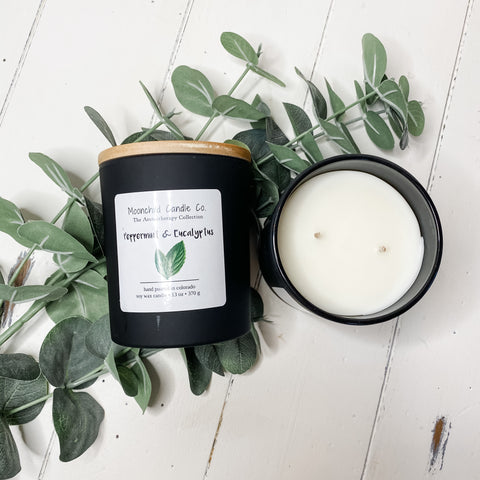 Peppermint + Eucalyptus - Moonchild Candle Co.
