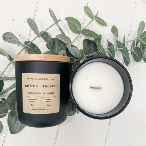 Saffron + Tobacco - Moonchild Candle Co.