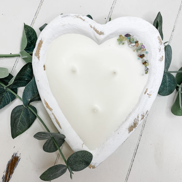 Mini Heart Bowl - Moonchild Candle Co.