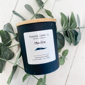 Mantra, Soy Wax Candle - Moonchild Candle Co.