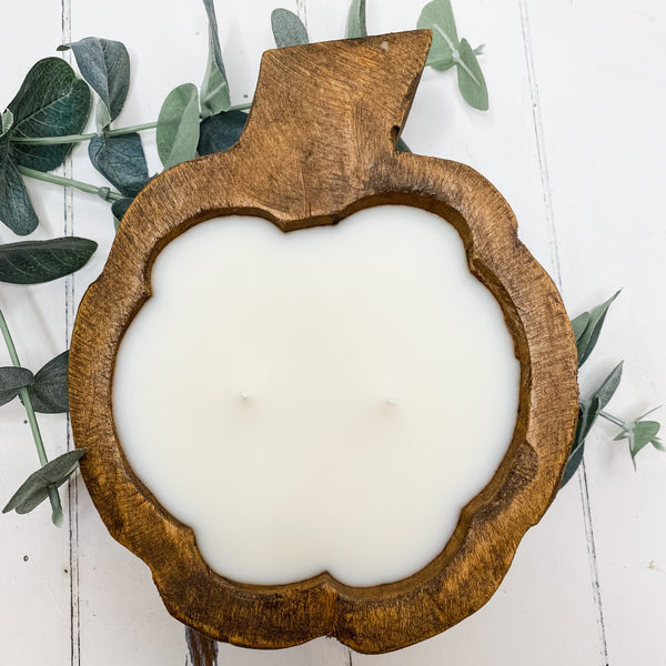 Mini Pumpkin Dough Bowl - Moonchild Candle Co.
